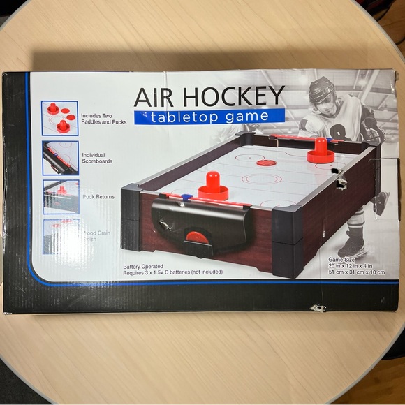 air hockey Toys Air Hockey Tabletop Game 2 In X 2 In X 4 In Up To 4